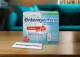 Enterogermina Adulto MAX Sabor Laranja. 9 sachês de 2g de probiótico. Para maiores de 19 anos.