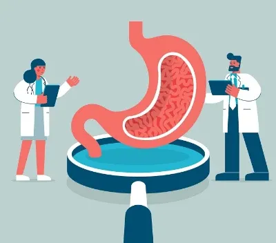 Ilustração de uma consulta médica